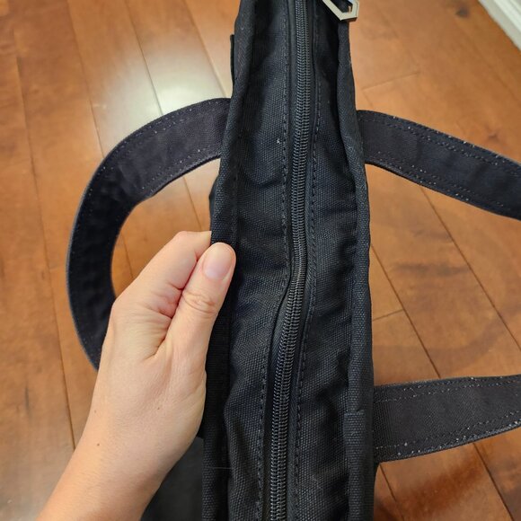 Marc Jacobs The Tote bag in black canvas - Picture 8 of 10